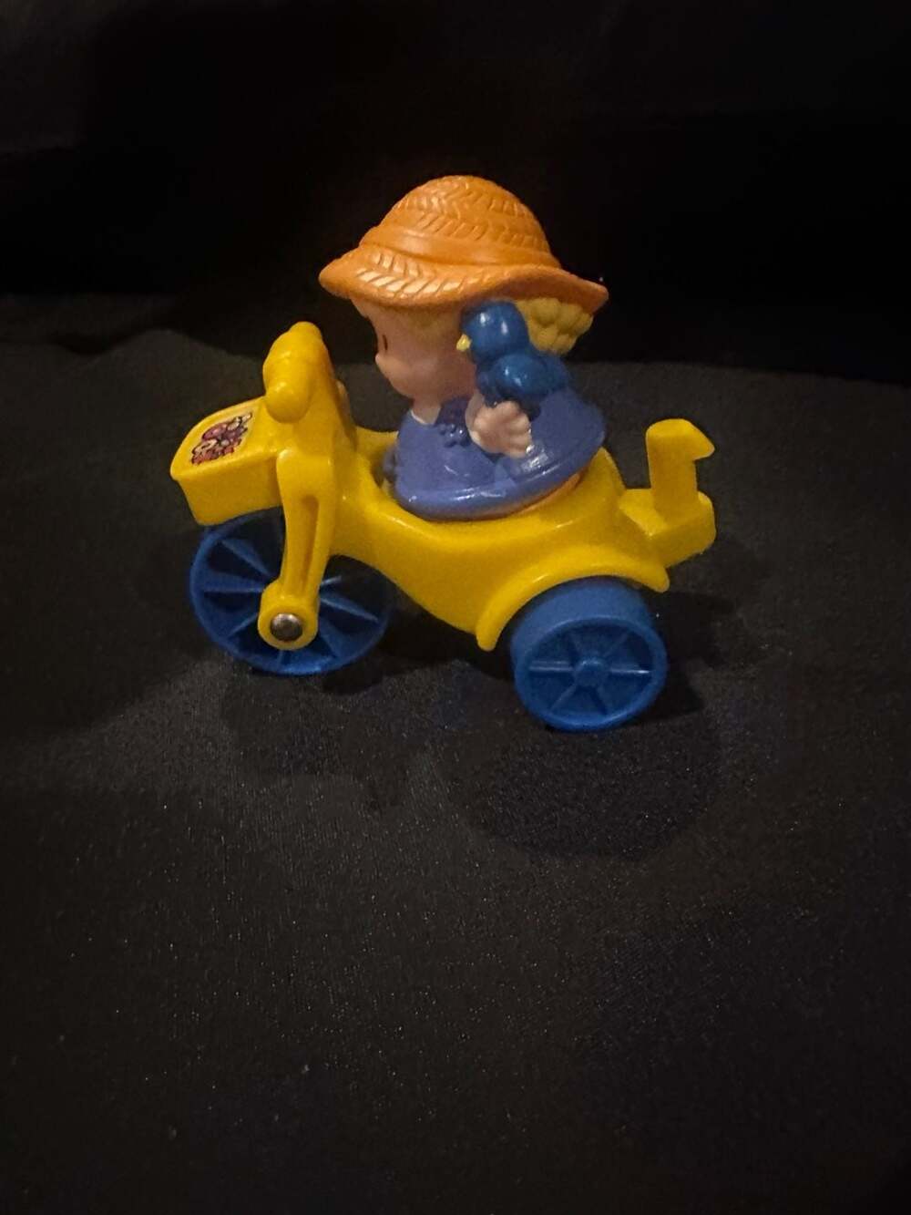 Vintage Fisher-Price Little People Maggie on Tricycle
